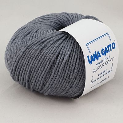 Lana Gatto Super Soft ( 14433 серый бархат) 100% меринос экстрафайн 50 г/125 м
