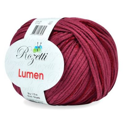 Пряжа Rozetti LUMEN (121-02); Состав: 79% Хлопок, 21% Вискоза; 50 гр / 123 м